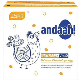 	Andaahi Natural White Eggs 25pc